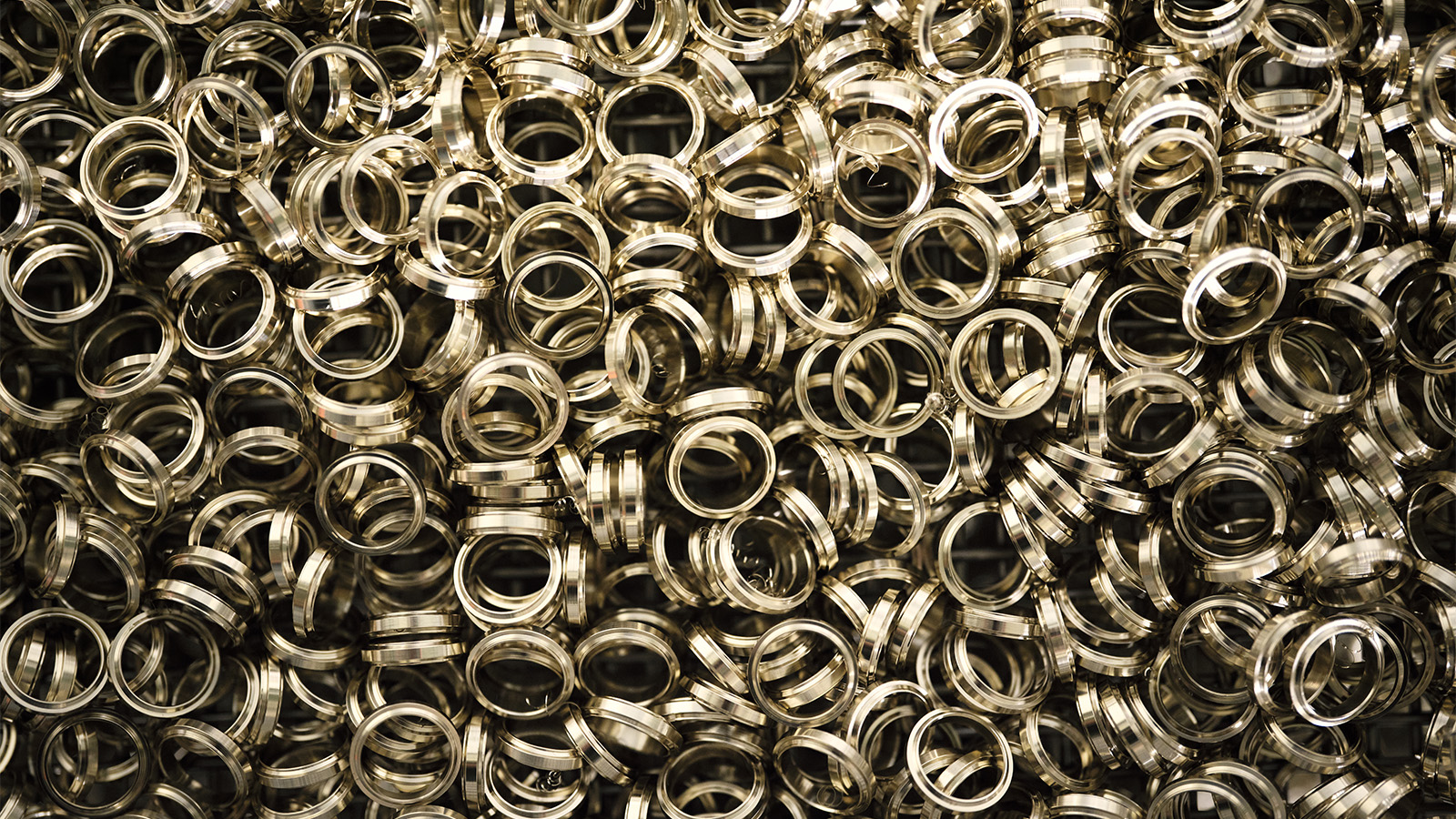 Heap of metal parts